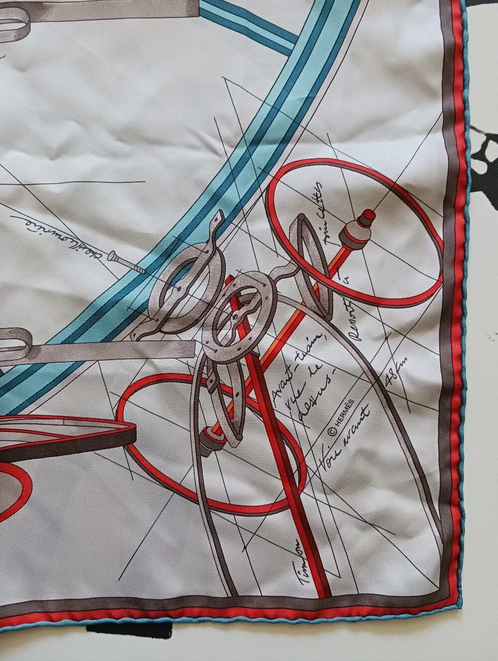 Hermes Project Voture 90 Silk Scarf 35" - Picture 12 of 15